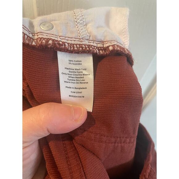 Talbots stretch  corduroy straight leg pants size 14 - Picture 4 of 12